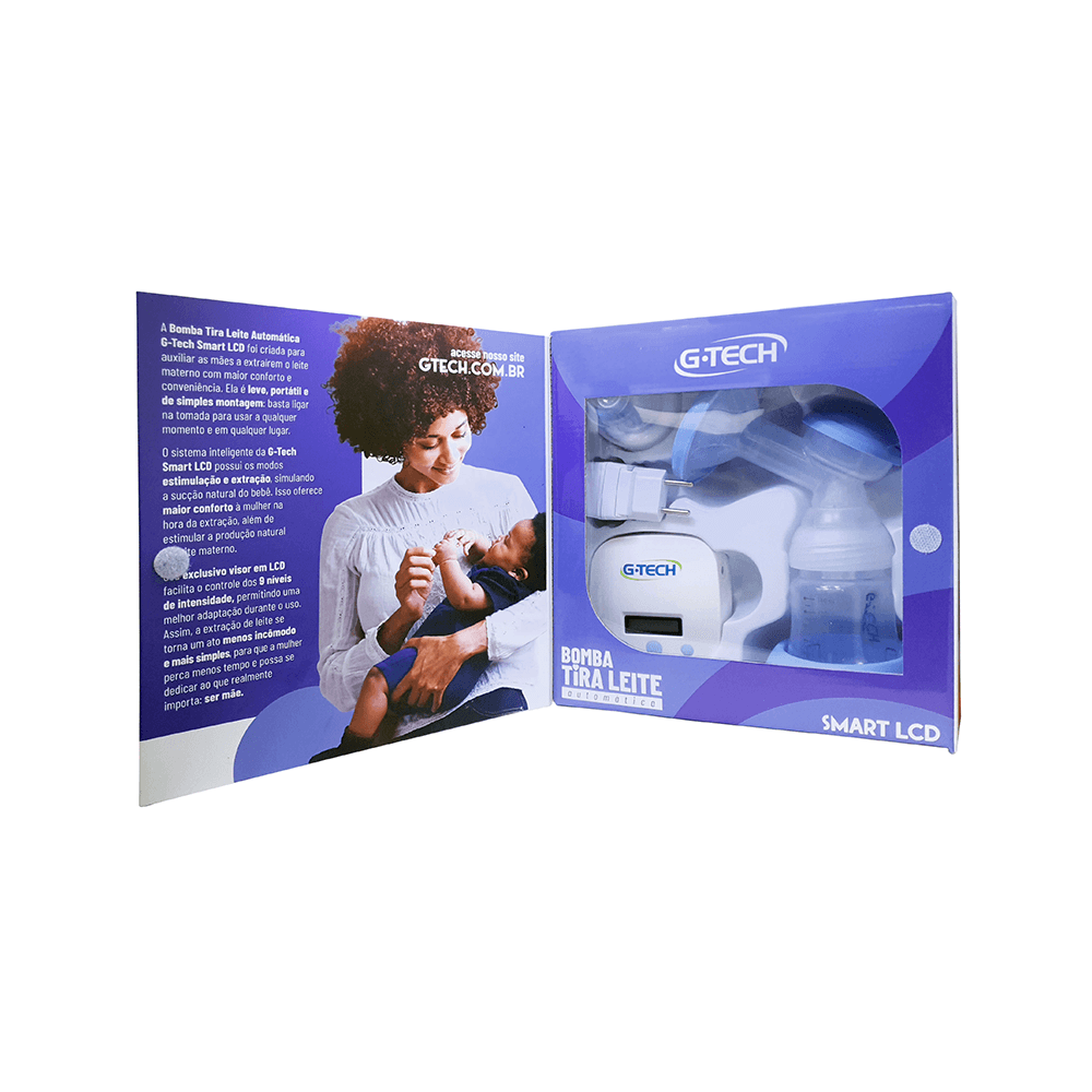 Bomba tira-leite materno automática Smart LCD G-Tech – Cirúrgica Serrana