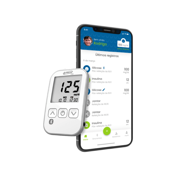 Medidor de Glicose G-Tech Lite Smart