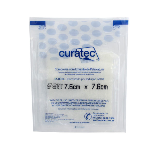 Gaze de Petrolatum Curatec