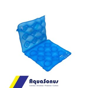 Almofada de Gel Quadrada Caixa de Ovo com Encosto Aquasonus - Cod. 33