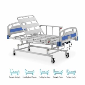 Cama Hospitalar 03 movimentos Manual DX3 - Dellamed